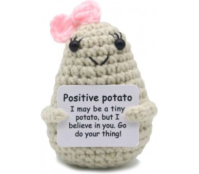 Figurines positives faites à la main, jolie pomme de terre