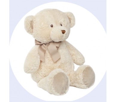 Ours super mignon de couleur crème clair de 23 cm