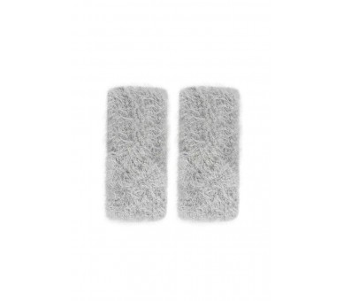 Handschoenen winterglans - licht grijs