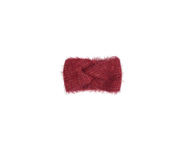 Bandeau d'hiver frosty chic - rouge