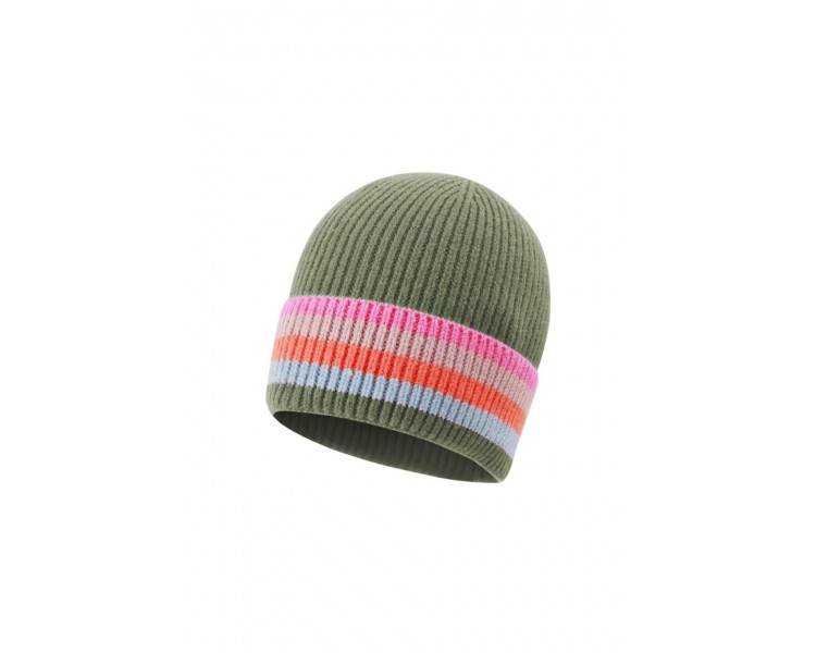 Multi color striped hat