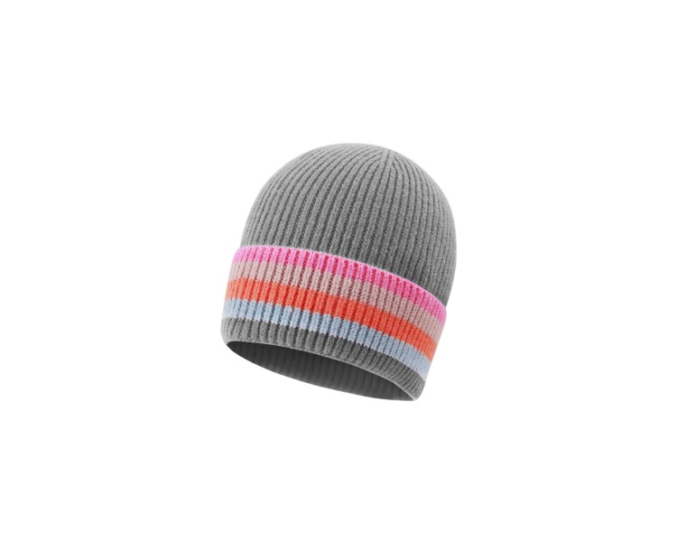 Multi color striped hat