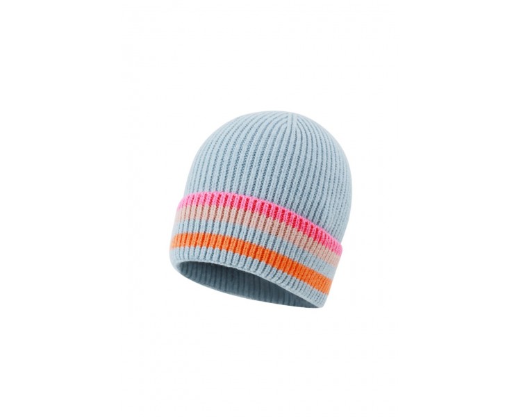 Bonnet rayé multicolore