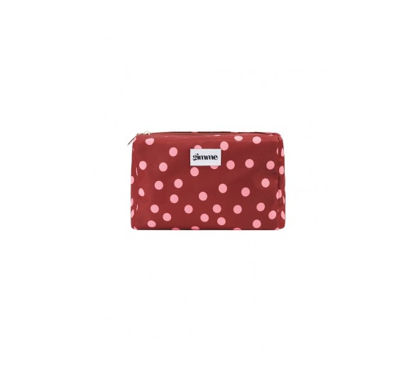Trousse de maquillage à pois