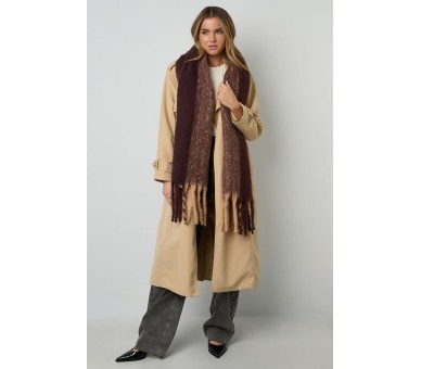 Warme zachte wintersjaal
