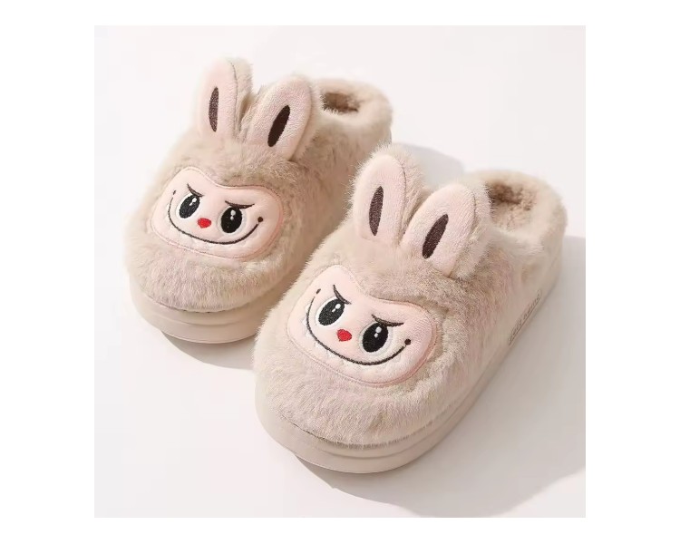 Pantoffels : Labubu beige