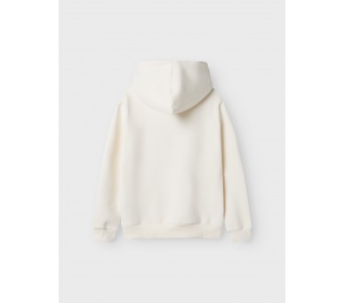 LMTD : Sweat à capuche uni blanc cassé