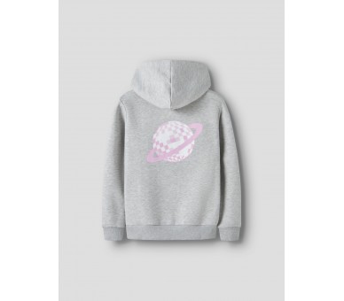 LMTD : Sweat à capuche avec planète dans le dos