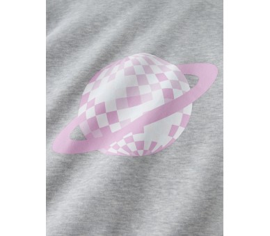 LMTD : Hoodie met planeet op de rug