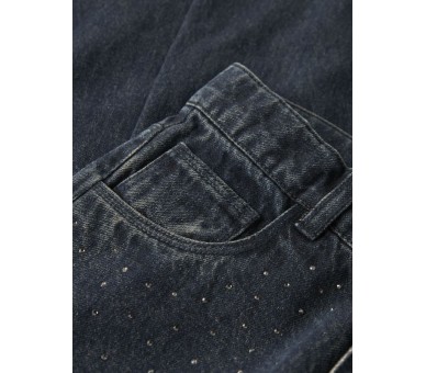 NAME IT : Wide fit jeans met straskes