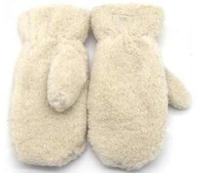 GLOVES TEDDY ECRU