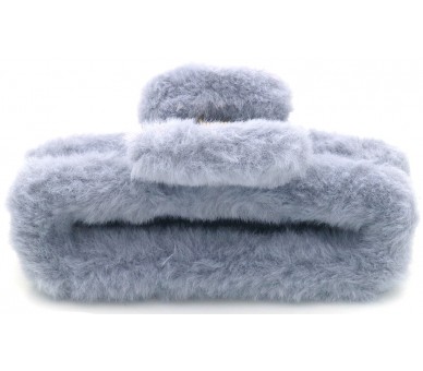 HAIR CLAW FLUFFY 12.5CM