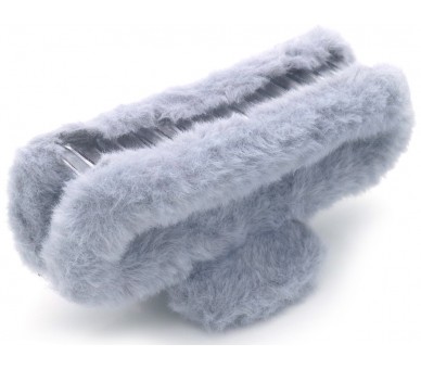 HAIR CLAW FLUFFY 12.5CM
