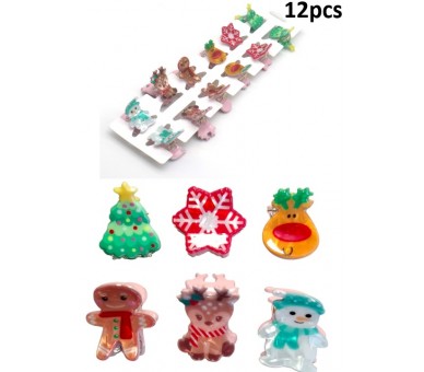 Kleine kerst knijperjtes (per stuk verkocht)