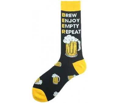 Pair of Socks Size 38-45 Beer