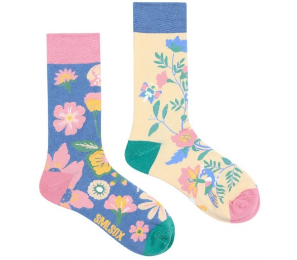 Pair of Socks Size 38-45 Fleurs