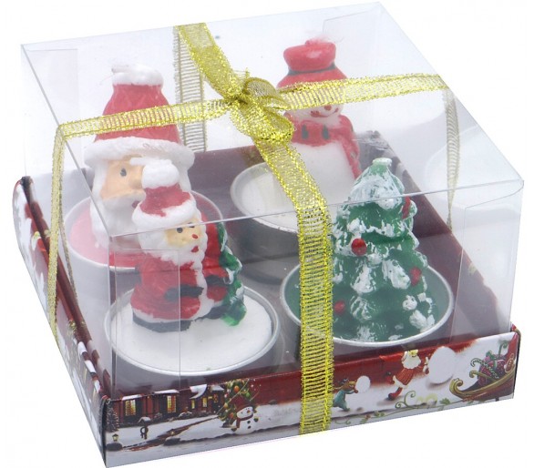 Noël Candles Ensemble 4pcs