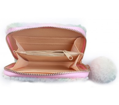 Fluffy Portefeuille Cat 14x9x2cm