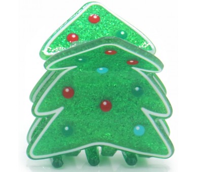 Hair Claw Kerst Tree 4.5cm