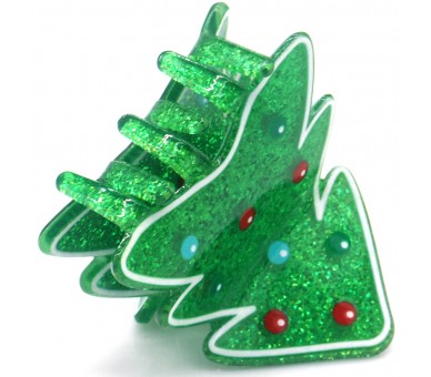 Hair Claw Kerst Tree 4.5cm