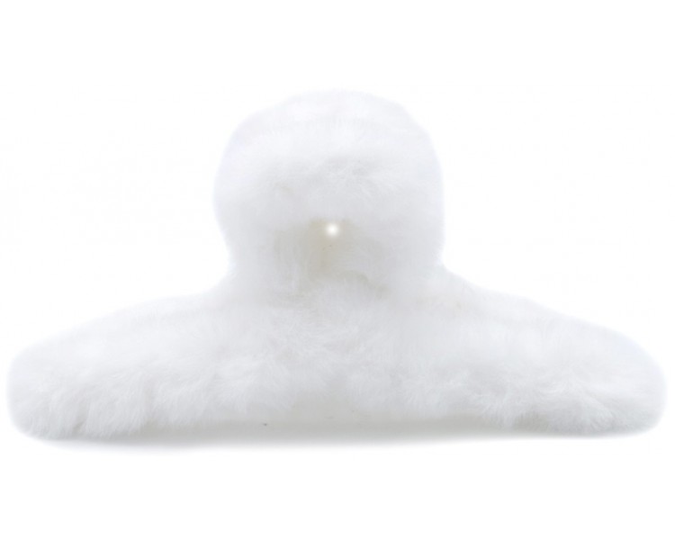 HAIR CLAW FLUFFY 12.5CM