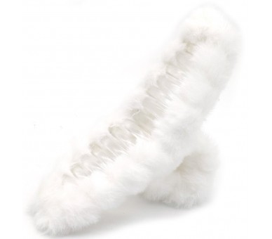 HAIR CLAW FLUFFY 12.5CM