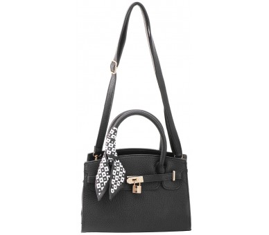 PU Sac with Écharpe 28x20x9cm Black