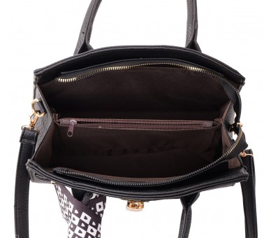 PU Sac with Écharpe 28x20x9cm Black