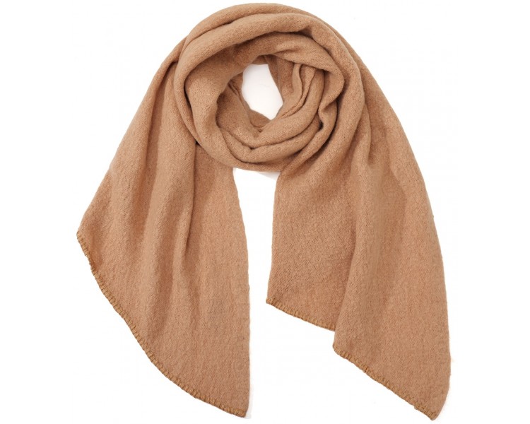 WINTER SCARF 180X50CM BROWN