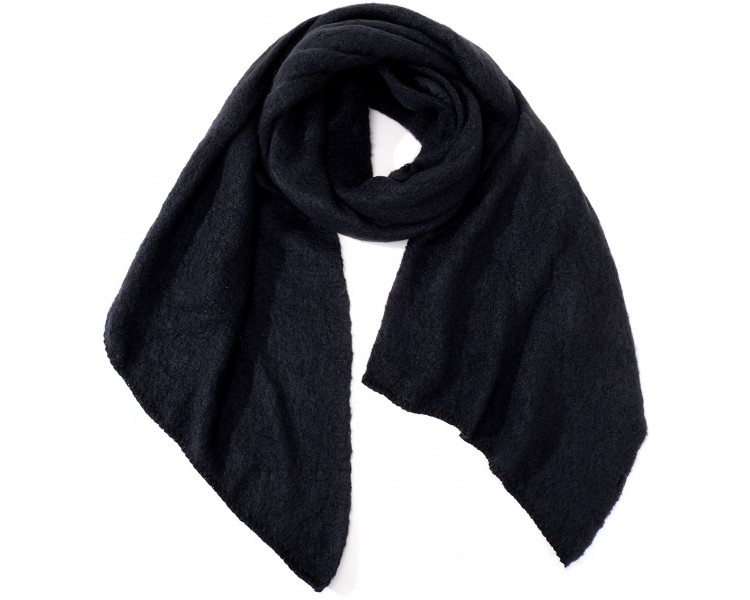 WINTER SCARF 180X50CM BLACK