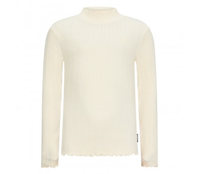 RETOUR : T-shirt lm à fine rayure structurée