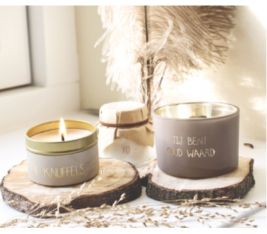 BOUGIE DE SOJA - VOUS VALEZ DE L'OR