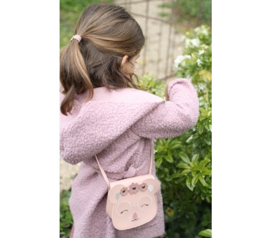 Yumi schoudertasje pink