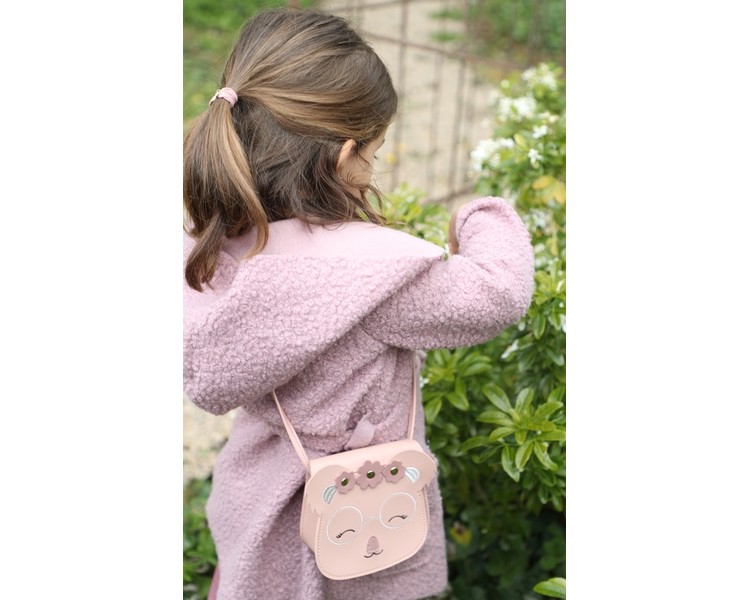 Yumi schoudertasje pink