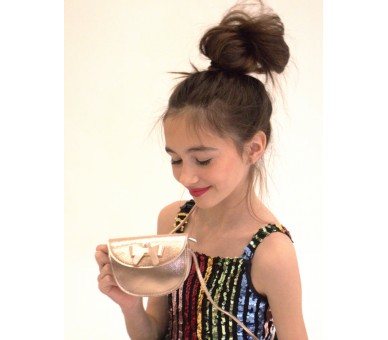 Louise schoudertas bronze