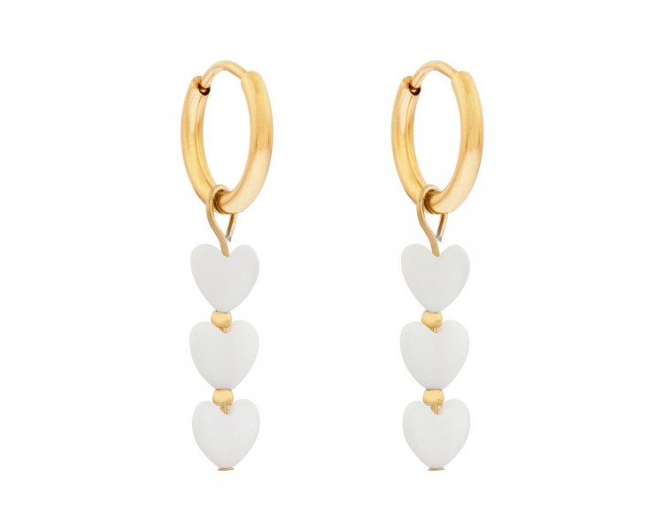 Boucles d'oreilles minimalistes amour éternel