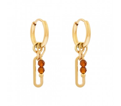 Boucles d'oreilles fantaisie minimaliste