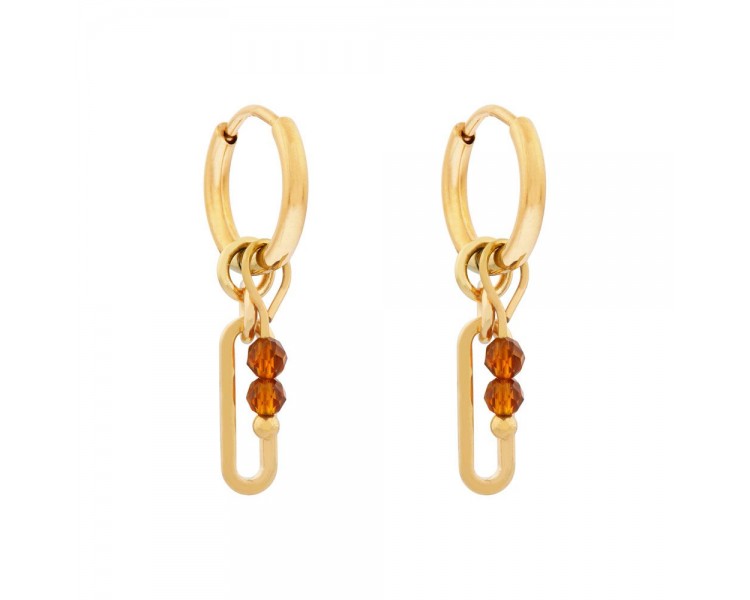 Boucles d'oreilles fantaisie minimaliste