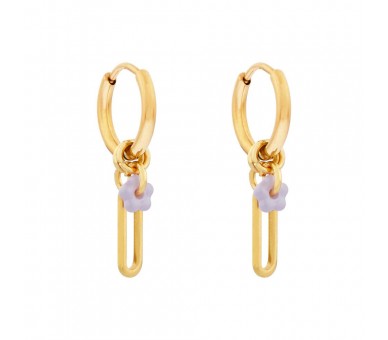Earrings minimalist wildflower