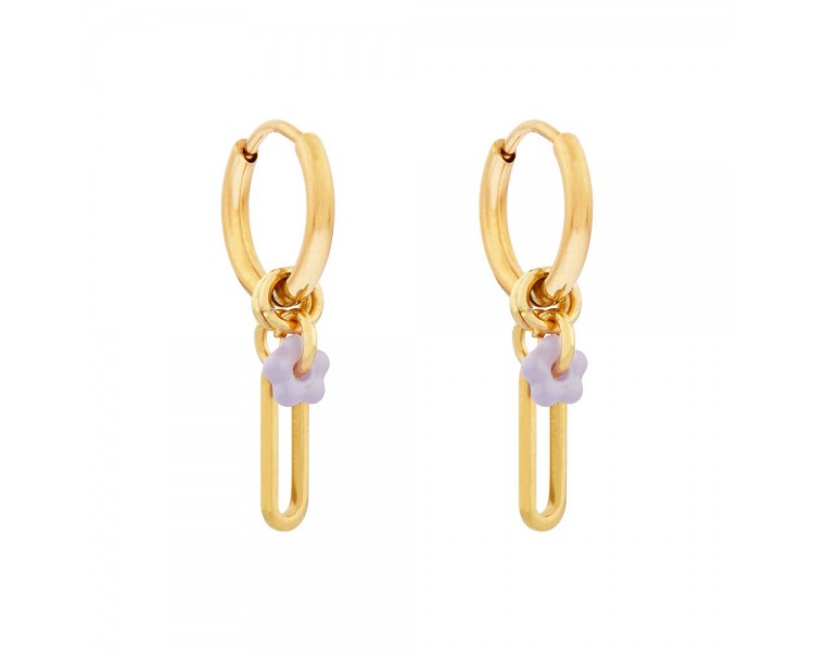 Earrings minimalist wildflower