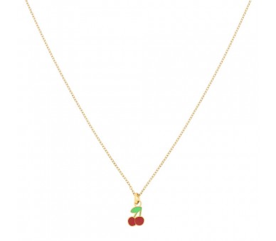 Necklace fruit cherry