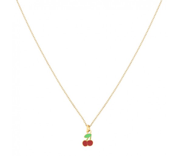 Necklace fruit cherry