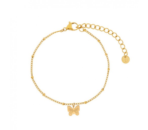 Butterfly charm bracelet
