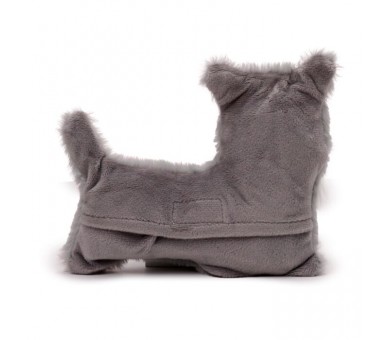 Coussin Chauffant Chien Schnauzer Lavande Blé