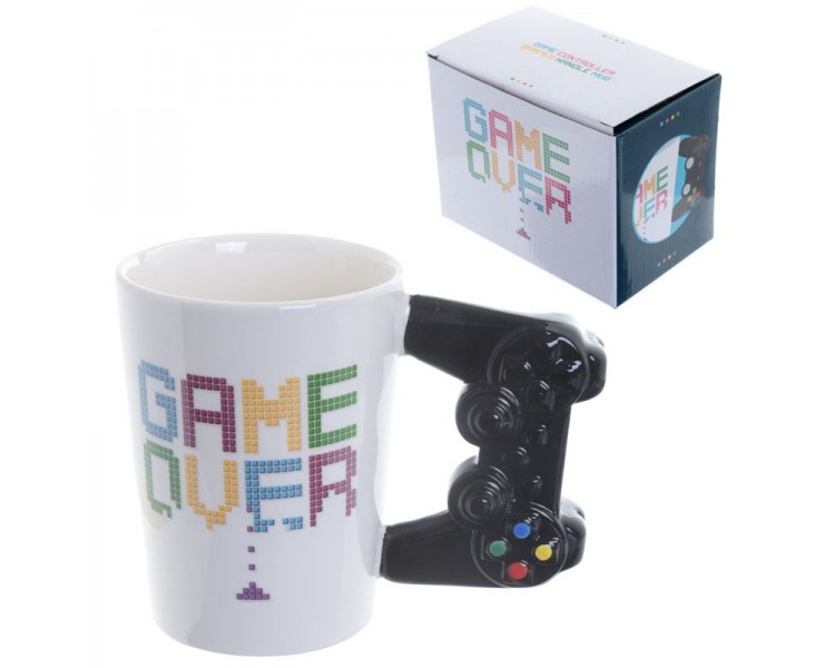 Mug Céramique Game Over à Poignée Formée