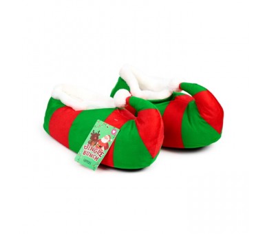 Jingle Kerstmis Elf Sloffen (Unisex One Size)