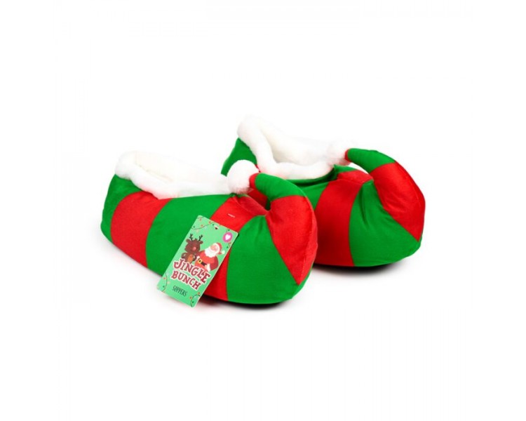 Jingle Kerstmis Elf Sloffen (Unisex One Size)