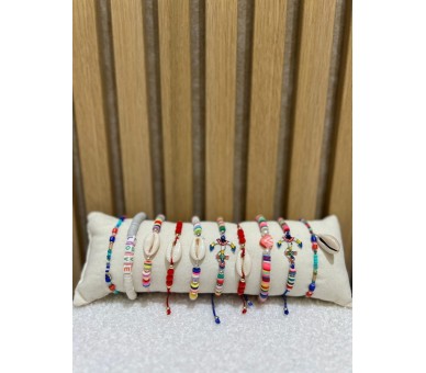 Bracelets colorés amusants