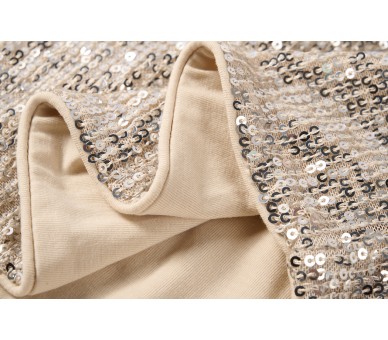 SOMEONE : T-shirt sans manches or clair