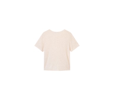 SOMEONE : T-shirt korte mouwen donker ecru